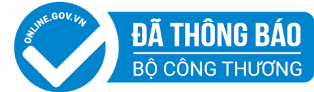 Blue icon with text ĐÃ THÔNG BÁO