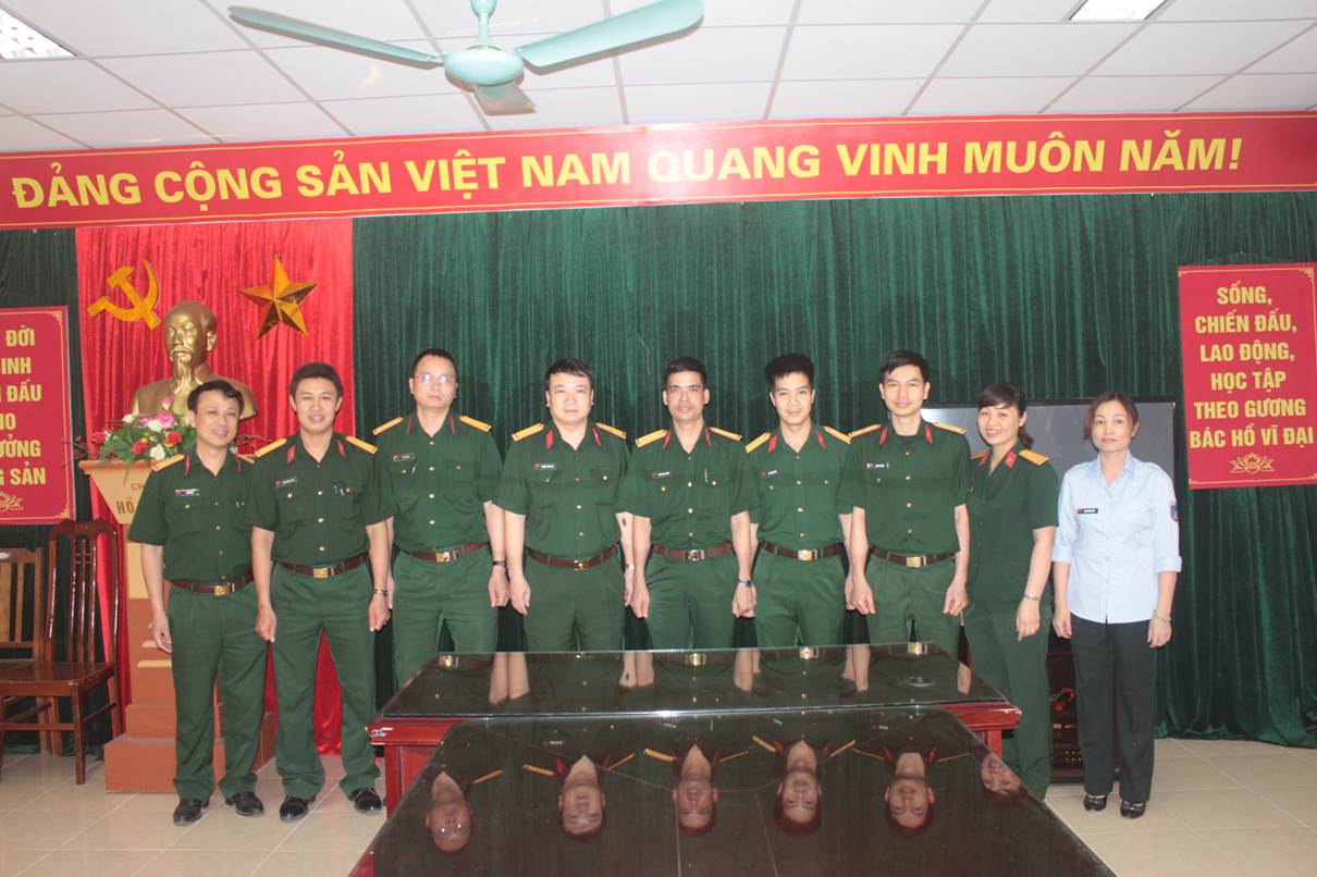 Group of medical staff standing together in a hospital setting